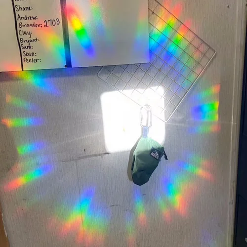 Miniatura 4 de 36 calcomanías de estrella para ventana para prevención de golpes de pájaros, reutilizable, diseño de arco iris que se adhiere para salvar pájaros