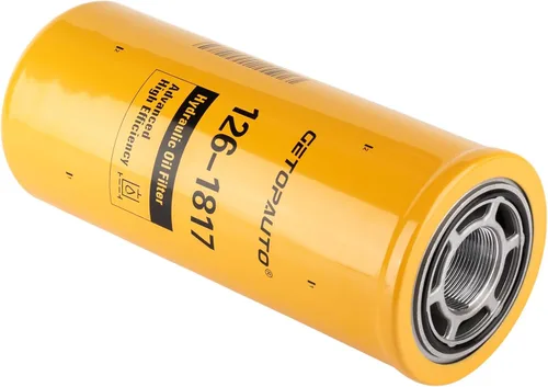 Miniatura 2 de GETOPAUTO 126-1817 465-6505 Elemento de filtro hidráulico compatible con Caterpillar 836G 836H 836K Compactor 416E 420D Retroexcavadora, reemplaza
