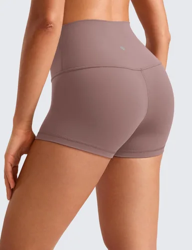 Miniatura 72 de CRZ YOGA Butterluxe - Pantalones cortos de ciclismo de cintura alta para mujer, 2.5 pulgadas, yoga, entrenamiento, elastano, correr, voleibol