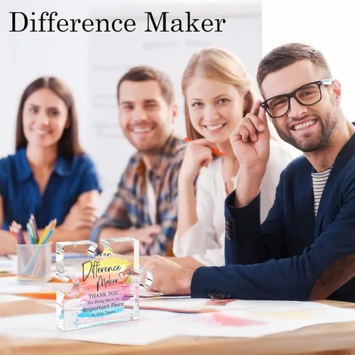 Miniatura 7 de Regalo Marcador de Diferencia Regalos de Agradecimiento para Líder Jefe Empleado Colaborador Profesor Personal Mentor Entrenador Gerente Regalos