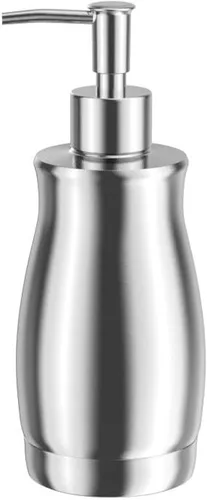 Miniatura 9 de ARKTEK Dispensador de jabón negro mate de acero inoxidable de 13.5 onzas – Dispensador de loción líquida para manos, dispensador de jabón recargable