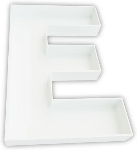 Miniatura 16 de 12" o GRANDE 16" - Cajas de número rellenables de plástico reutilizables de alta calidad para embutidos, cajas de cartas para fiesta de cumpleaños