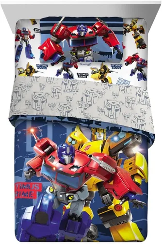 Miniatura 55 de Franco Ropa de cama súper suave para niños, juego de edredón y sábanas, 5 piezas, tamaño completo, Batman