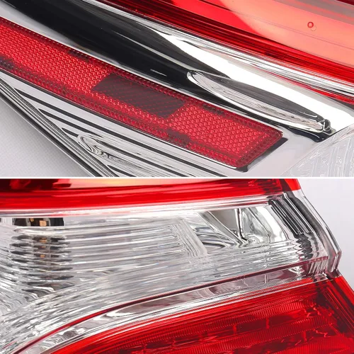 Miniatura 4 de Montaje de luz trasera de Huray para Toyota Camry 2018-2020 LE L SE Reemplazo de lámpara trasera 81560-06720 lado del pasajero (derecho)