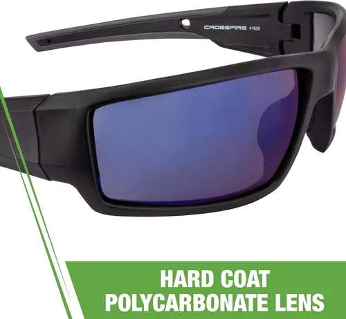 Miniatura 6 de Crossfire Gafas de seguridad Espejo negro mate/azul