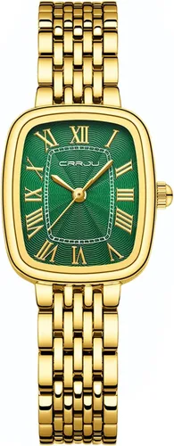 Miniatura 9 de CRRJU Relojes para mujer, reloj de pulsera analógico de cuarzo analógico a la moda, relojes elegantes simples para mujer
