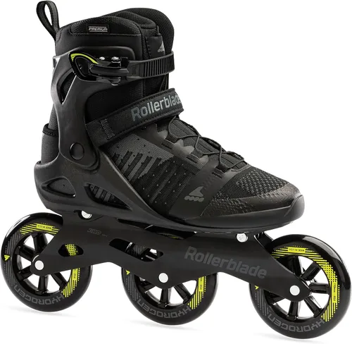 Rollerblade Macroblade 110 3WD - Patines en línea para hombre y adulto, color negro y lima, patines en línea de rendimiento