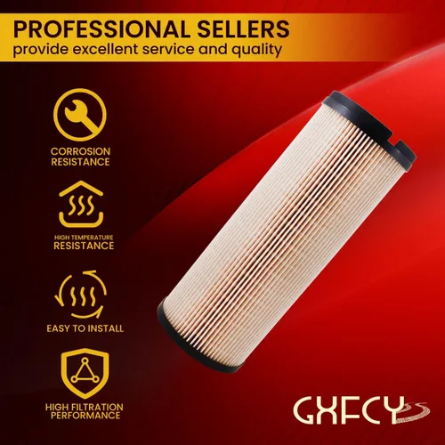 Miniatura 3 de Filtro de combustible K37-1021 para reemplazar L5113F PF46236 FS20207 WF10566 R6176XL10 compatible con motores Peterbilt Kenworth Truck ISX-15