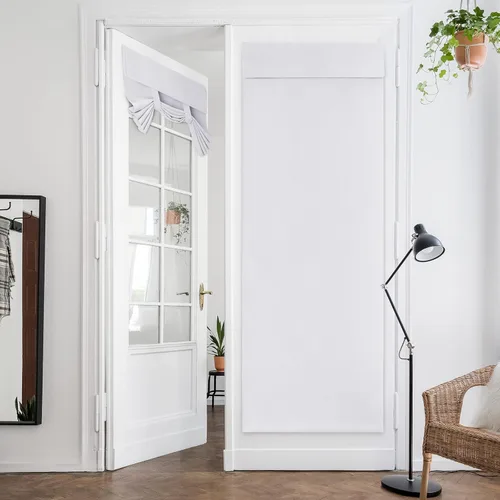 Miniatura 51 de HOMEIDEAS Cortinas Opacas para Aula para Puerta Principal, Cubierta de Ventana de Puerta de Aula, Persianas de Privacidad con Aislamiento Térmico