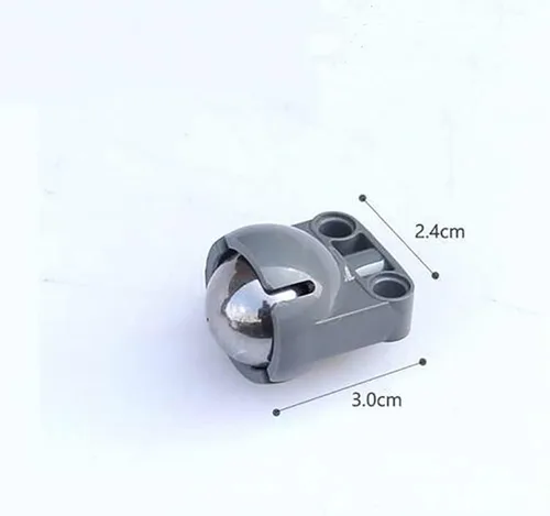 Miniatura 6 de MOC - Rueda universal 92911 bb607, bola de acero inoxidable compatible con robot EV3 6023956 4610380 99948 bloques de construcción, piezas técnicas