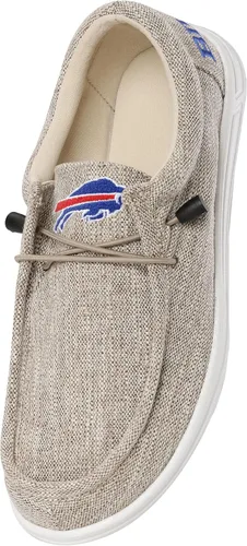 Miniatura 118 de FOCO Men's NFL Team Logo Lightweight Loafers Lace Up Cotton Knit Shoes
