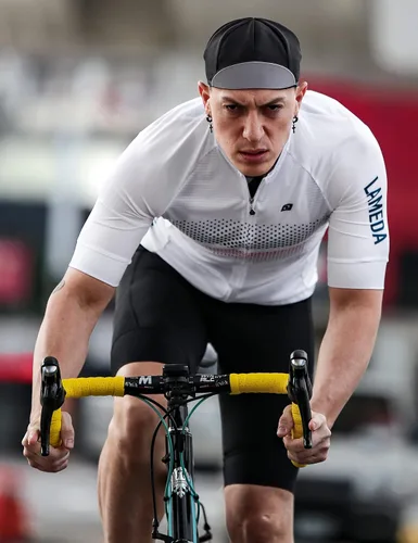 Miniatura 6 de LAMEDA Camiseta de ciclismo para hombre, transpirable, ligera, de manga corta, elástica, con cremallera completa
