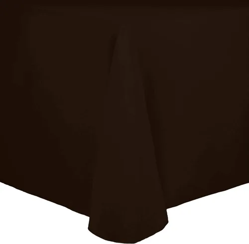 Miniatura 32 de Ultimate Textile Cotton-Feel - Mantel ovalado de poliéster hilado resistente a las manchas y a las arrugas, lavable a máquina, color berenjena, 1