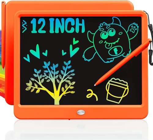 Miniatura 29 de TEKFUN: Tablero de garabatos LCD de 8.5 pulgadas, tabla de dibujo para niños, tableta de escritura, tablero de dibujo mágico, tablero de garabatos