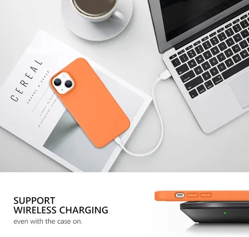 Miniatura 216 de GUAGUA Funda compatible con iPhone 17 Pro Max de 6.9 pulgadas, silicona líquida, goma de gel suave, delgada, forro de microfibra delgada