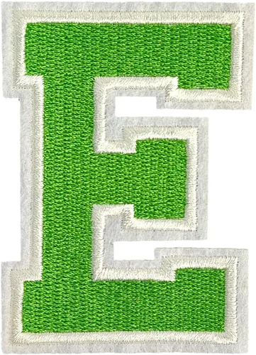 Miniatura 114 de 3 parches de letras termo-adhesivas de 3.14 pulgadas, parche de letras bordadas completo, letras del alfabeto de hierro A-Z, parches para coser