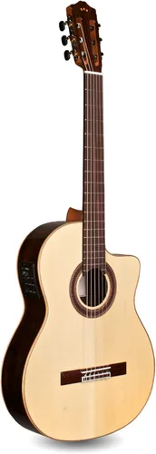 Cordoba GK Studio Limited Cutaway Flamenco Guitarra acústica electroeléctrica de cuerdas de nailon, Serie Iberia