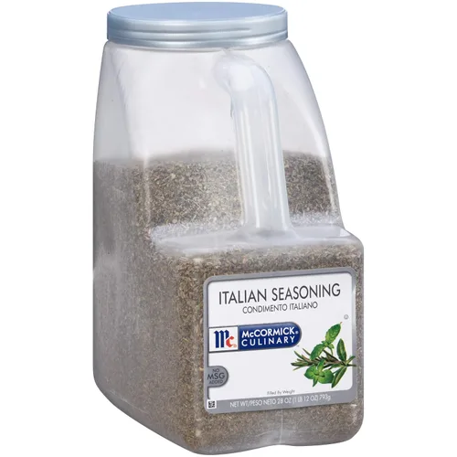 McCormick Culinary Condimento italiano, 1.75 libras, un recipiente de 1.75 libras de mezcla de condimentos italianos para cocina mediterránea,