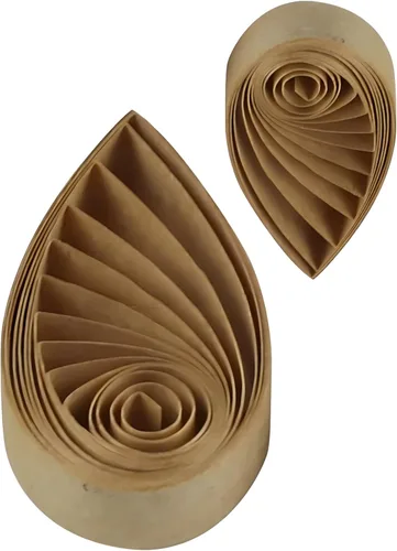 Tiras de papel de filamentos en tonos marrones de 0.197 in en tonos de chocolate, 120 piezas/juego de tiras de 21 pulgadas de longitud, juego de