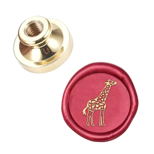 Miniatura 21 de CRASPIRE Juego de sellos de cera con diseño de luna, sol, nubes, latón, 0.98 pulgadas, extraíble, 1.181 in, con 1 mango de madera retro para bodas