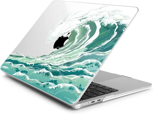 Miniatura 4 de Batianda Estuche Premium para Nuevo MacBook Air de 15 Pulgadas 2025 M4 2024 2023 con Chip M3 M2 Modelo A3241/A3114/A2941, Estuche Protector de Olas