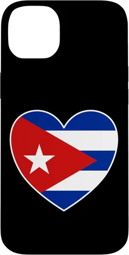 Miniatura 15 de iPhone 13 Pro Max I Heart Cuba - Divertida funda con bandera cubana