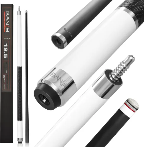 Miniatura 10 de Palo de Billar de Fibra de Carbono Banly - Palo de Billar para Adultos, Palo de Piscina de Baja Deflexión con Anillo de Metal, Palo Profesional