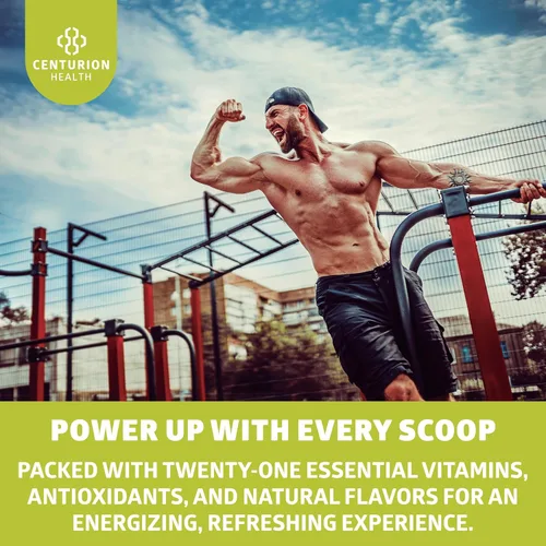 Miniatura 4 de Just Energy Drink Powder - Mezcla refrescante de bebida energética Fruit Punch con 21 ingredientes que aumentan la energía, incluye vitaminas B