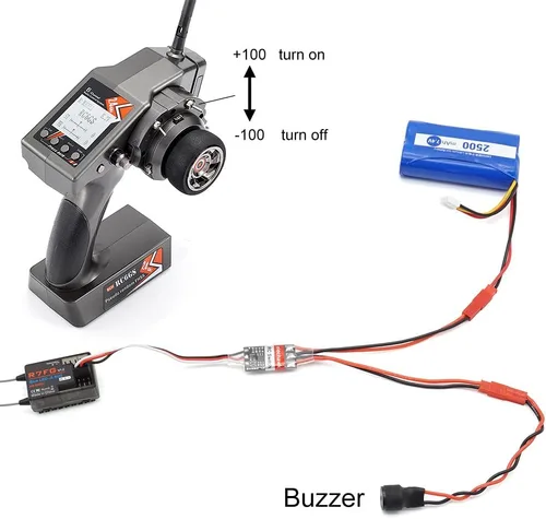 Miniatura 4 de Control remoto remoto AUX encendido/apagado interruptor electrónico relé para coche, camión, barco, luz LED Drone (8A)