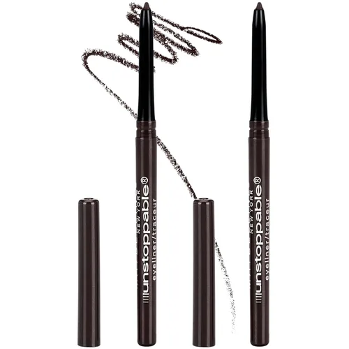 Miniatura 9 de Maybelline Lápiz Delineador de Ojos Mecánico Marrón Impermeable Unstoppable, Fácil de Aplicar, Deslizamiento Suave, Hasta 24 Horas de Uso, Cinnabar
