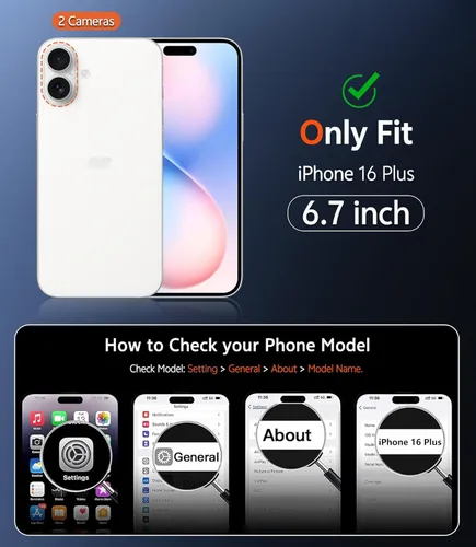 Miniatura 32 de FNTCASE Funda para iPhone 13 Pro-Max: Fundas magnéticas transparentes compatibles con Magsafe Slim anti amarillamiento protección contra caídas