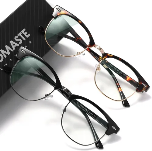 Miniatura 23 de Gafas de Luz Azul para Mujer/Hombre Gafas de Computadora de Luz Azul para Mujeres/Hombres A04-cristal marco plateado