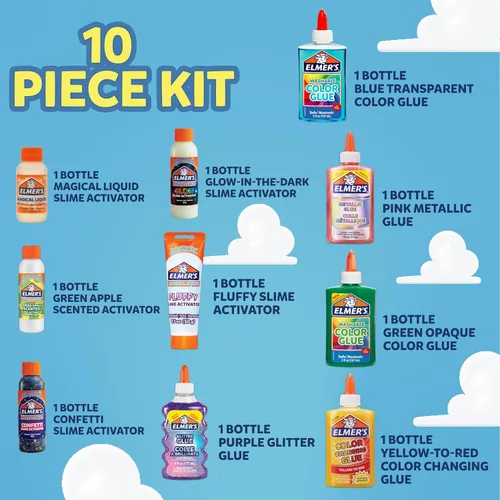 Miniatura 5 de Elmer's Infinity and Beyond Slime Kit con personajes de Toy Story, suministros de slime, pegamento de color, slime esponjoso, kit de 10 piezas