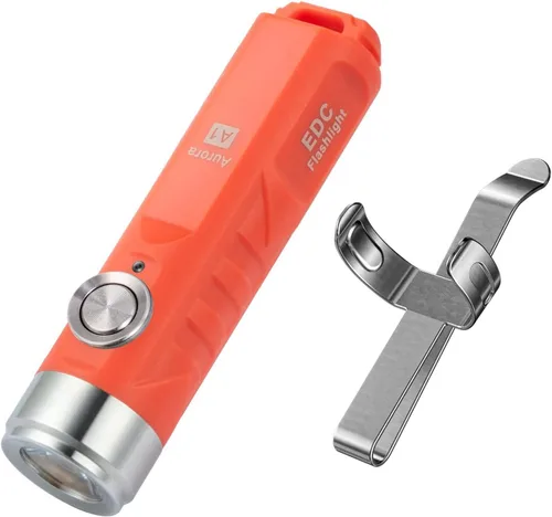 RovyVon Aurora A1x - Linterna pequeña con llavero, alta luminosidad, 650 lúmenes, 5 modos de iluminación, para uso diario, paseo de perro en la
