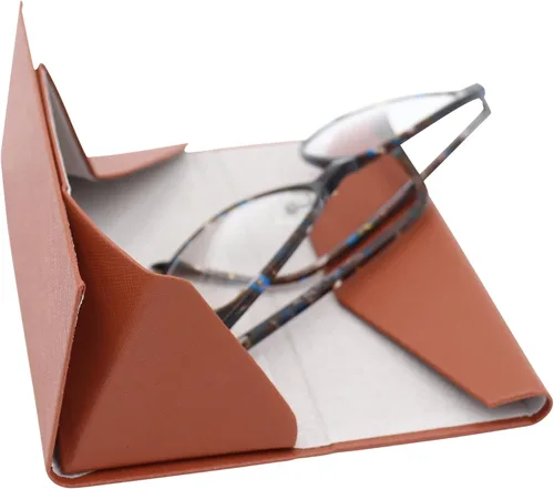 Miniatura 215 de Real Sic Funda para lentes de sol para hombres y mujeres, soporte magnético plegable para lentes de sol, inspirado en el color sólido