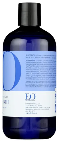 Miniatura 7 de EO, Bubble Bath French Lavender Organic, 12 Fl Oz
