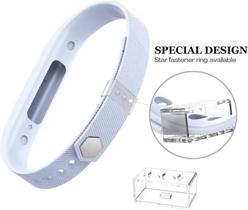 Miniatura 3 de Compatible con correas Flex 2, repuesto para Flex 2, accesorios deportivos, correa de silicona suave con cierre de cierre para reloj Flex 2, correa