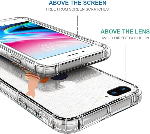 Miniatura 6 de CARLOCA Compatible con funda para iPhone SE 2020, funda para iPhone 8 para niñas, diseño transparente con patrón de lucha de béisbol de niños