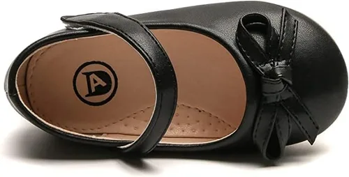 Miniatura 5 de kkdom Zapatos de vestir para niña, zapatos planos de ballet Mary Jane, zapatos escolares para niños pequeñosniños grandes