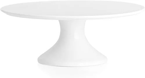 Miniatura 7 de Kanwone Soporte pequeño de porcelana de 8 pulgadas para tartas, plato de postre, soporte para tartas para fiestas, baby shower, soporte
