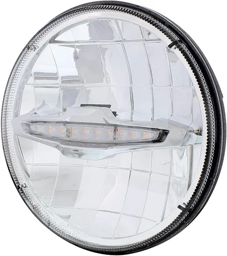 Miniatura 3 de United Pacific 31514 Ultralit 3 Faro LED de alta potencia de 7 pulgadas con 10 luces LED ámbar de posición, compatible con carcasa OEM, fácil