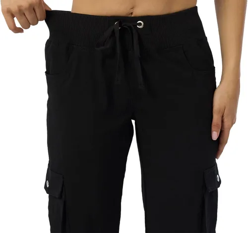 Miniatura 6 de Women's Cargo Capris Hiking Pants Lightweight Quick Dry Athletic Outdoor Travel Casual Joggers Sweatpants