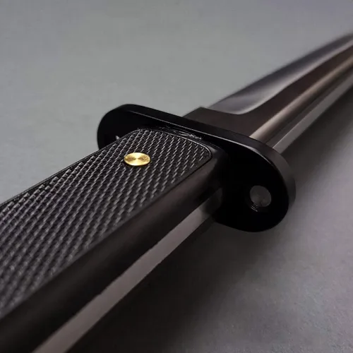 Miniatura 3 de Musha Samurai Wakizashi táctico hecho a mano de 31 pulgadas con hoja de espiga completa de acero al carbono 1045. para colecciones