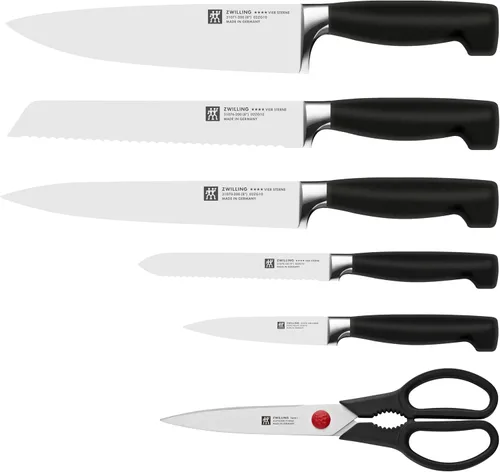 Miniatura 5 de Zwilling J. A. Henckels - Juego de cuchillos de acero inoxidable Plateado/Negro