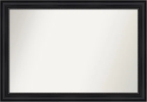 Miniatura 345 de Amanti Art Espejo personalizado, espejo de baño negro Astor, espejo de pared o espejo de tocador de baño sobre el fregadero (25 x 25 pulgadas)