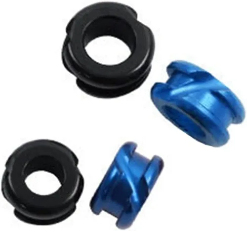 Miniatura 8 de 4PCS Bow Sight Peep, 1/4" 3/16" aleación de aluminio Peep Sight Archery Accesorios para arco compuesto 1 negro 1/4+1 negro 3/16 + 1 azul 1/4 + 1