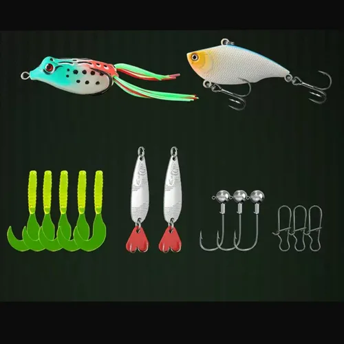 Miniatura 5 de Paquete de 2 cañas de pescar combinadas, carretes giratorios de fibra de carbono, bolsa transportadora de pesca para viajes, agua salada y agua dulce