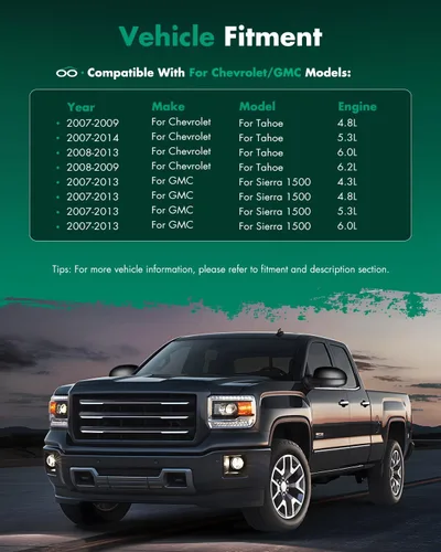 Miniatura 7 de SCITOO Espejos de visión lateral para Chevy Silverado 2007-2013 para GMC Sierra (07 ajuste nuevo cuerpo) con calefacción eléctrica para Chevy