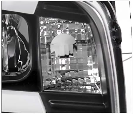 Miniatura 8 de Faros delanteros con proyector de tubo LED, color negro, compatible con Dodge Charger 2006-2010