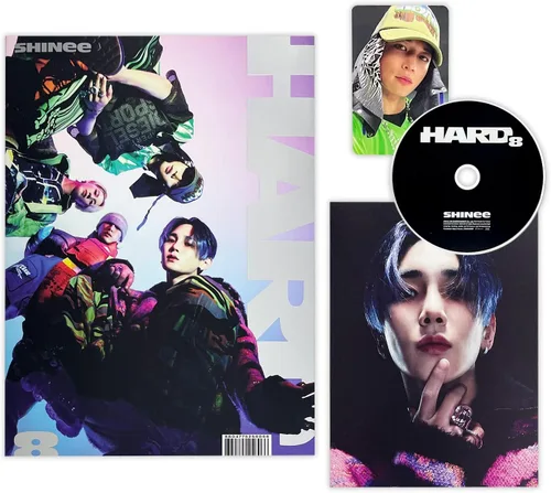 SHINEE - 8th Album [Hard] (DREAMER Ver.) Cover + CD-R + Photo Book + Photo Card + Bromide + Poster + 4 Hologram Photocards